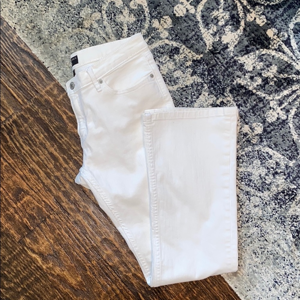 Banana Republic Petite White Jeans